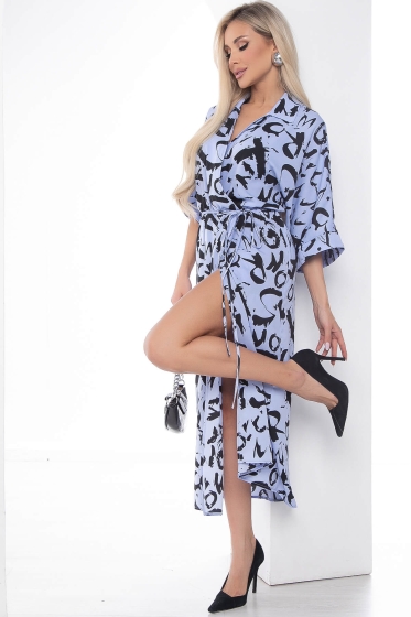 Платье "Алария" (голубое) П9080