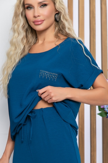 Костюм "Джанин" (индиго) К5312