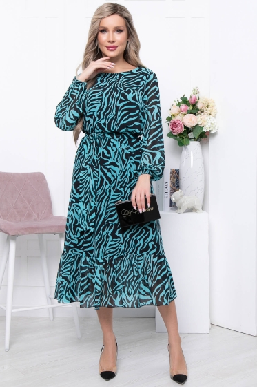 Платье "Фортуна" (бирюза) П5657