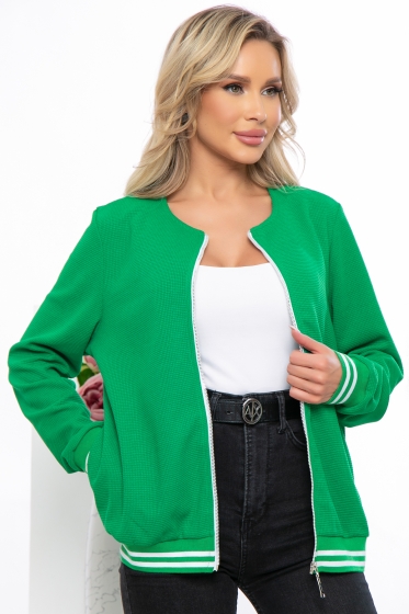 Бомбер "Дана" (яркая зелень) Б5221