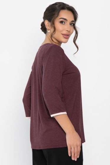 Блуза трикотажная Вишенка (ягодная) Б14258-18М