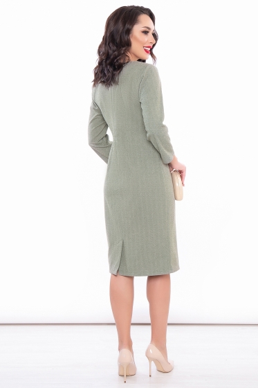 Платье "Сейла" (олива) П3062