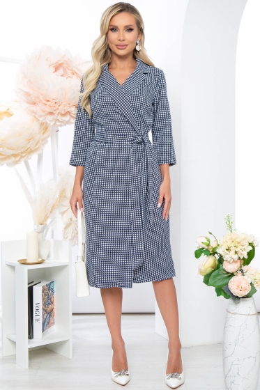 Платье "Эльвина" (гусиная лапка) П5155