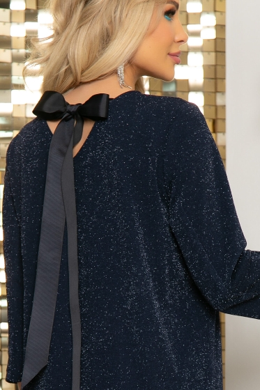 Платье "Джулия" (синий блеск) ХИТ П4584