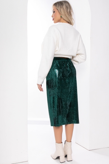 Юбка "Я – суперзвезда" (грин) Ю8034