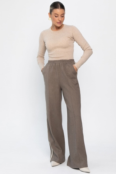 Брюки утепленные трикотажные Вильнюс (брауни) Б14451-5М