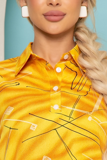 Рубашка "Флорида" (горчица) Б3800