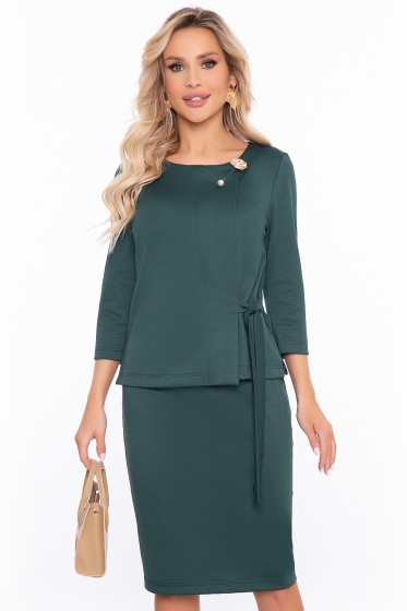 Костюм "Стильная штучка" (изумруд) К3017