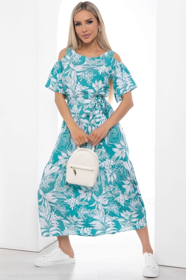 Платье "Марианна" (бирюзовая мята) П8854