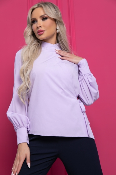 Блуза "Идеальная асимметрия" (лилас) Б7392