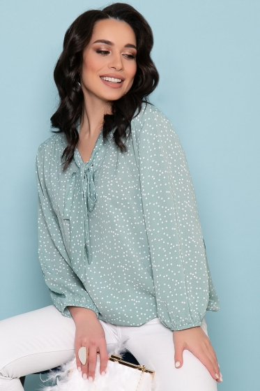 Блуза "Кэти" (фисташка) Б3308