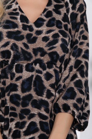 Платье Неповторимая (лео/беж) П10237