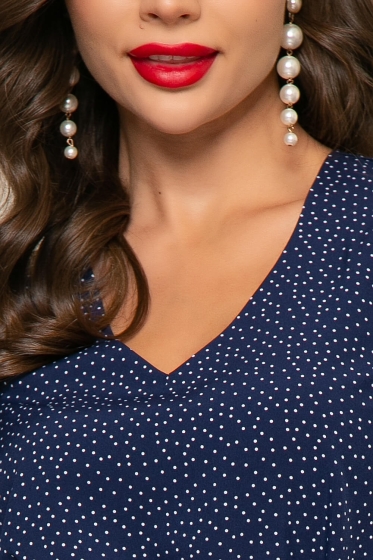 Платье "Надежда" (темно-синее) П4291