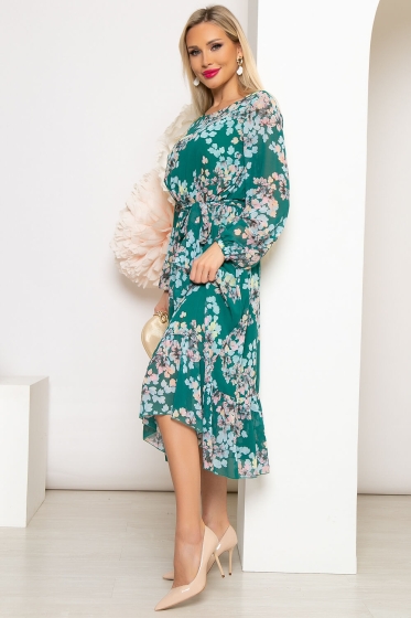 Платье "Фортуна" (изумруд) П3969