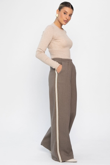 Брюки утепленные трикотажные Вильнюс (брауни) Б14451-5М