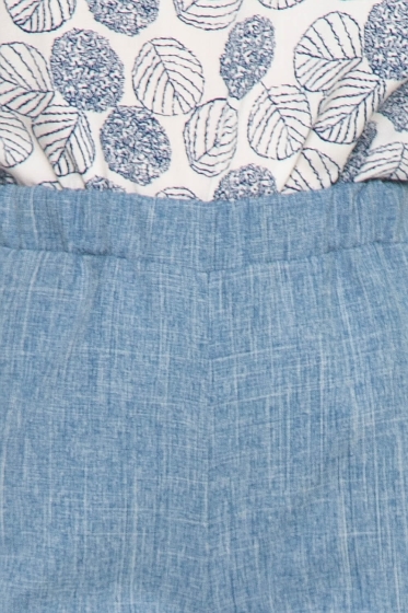 Костюм "Марита" (листья, джинс) К3795