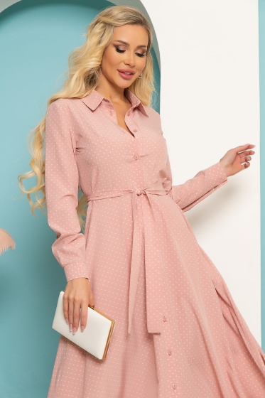 Платье "Идеалистка" (пыльная роза) П4029