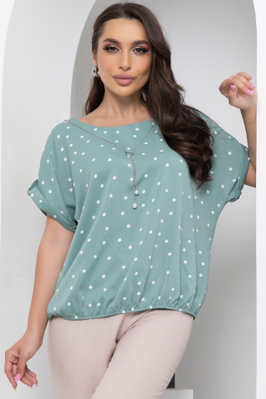 Блуза "Ханна" (мята) Б6703