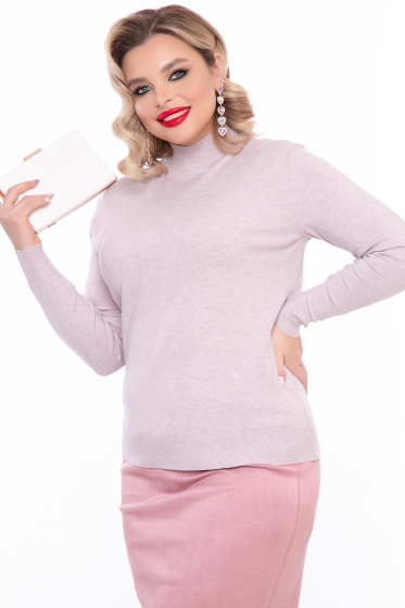 Водолазка "Весенняя история" (сиреневый жемчуг) Б3185