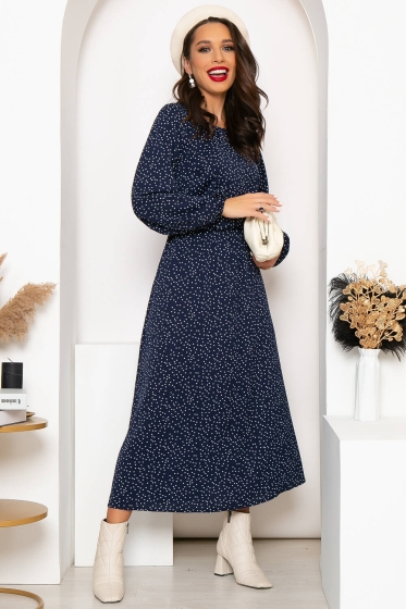 Платье "Адажио" (темно-синее) П4228