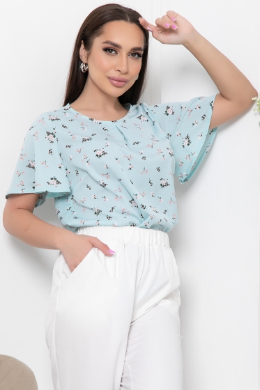 Блуза "Ралина" (мята) Б5953