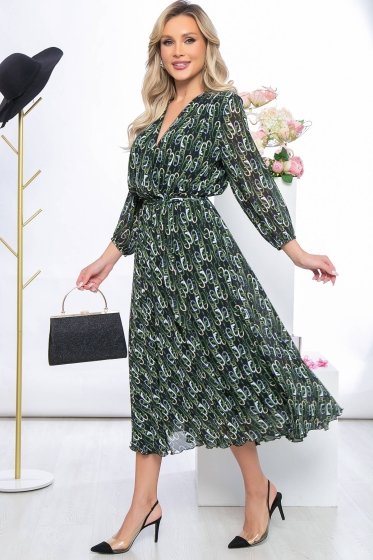 Платье "Леди Шик" (грин) П5479