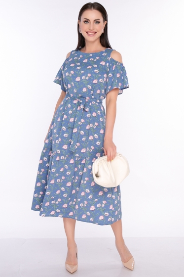 Платье "Марианна" (синее) П3376