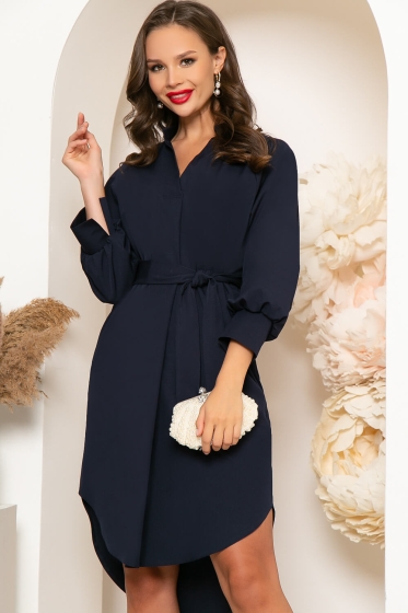 Платье "Кларисса" (темно-синее) П4242