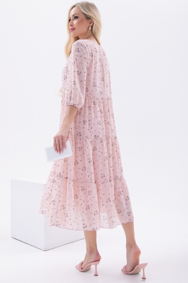 Платье "Виталина" (пудра) П6071