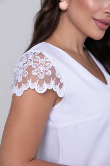 Блуза "Фиона" (вайт) Б7097