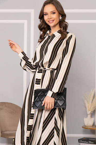 Платье "Джасинта" (блэк энд вайт) П4505