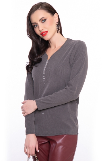 Джемпер "Прикосновение нежности" (графит) Б3130