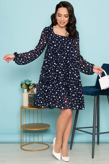 Платье "Милее всех" (блю) П3483