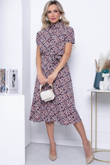 Платье "Оливия" (темно-синее) П5601