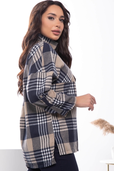 Рубашка "Капитолина" (бежевый) Б7517