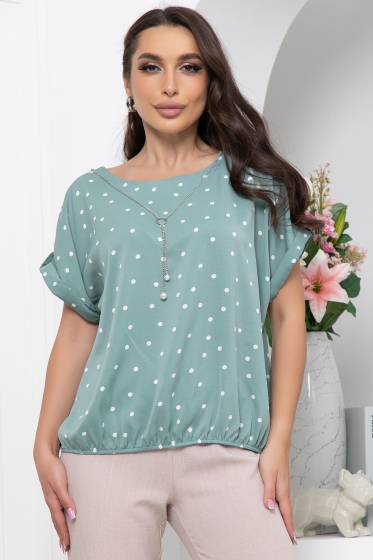 Блуза "Ханна" (мята) Б6703