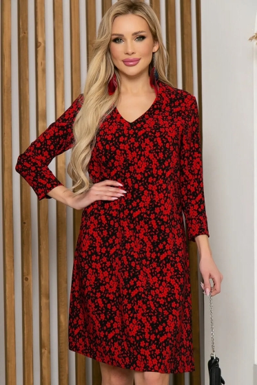 Платье "Леди Флауэр" (рэд) П3099