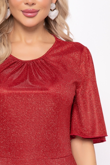 Платье "Идиллия" (бордо) П7795