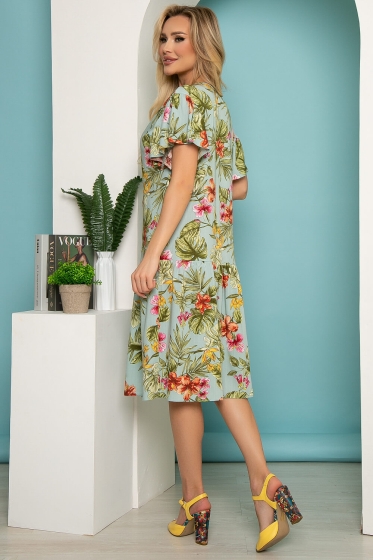 Платье "Фантазия" (тропический сад) П3737