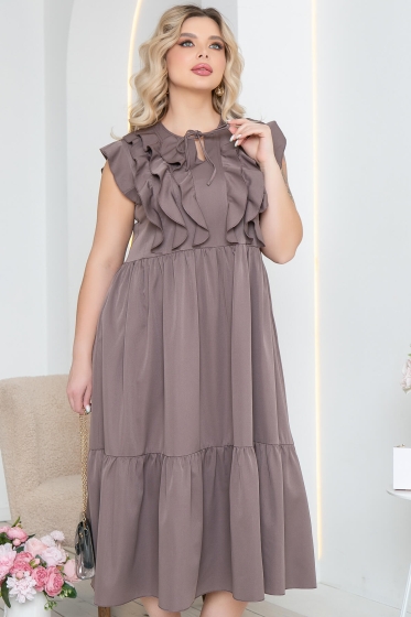 Платье "Айза" (капучино) П5421