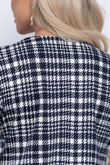 Платье "Амира" П7215 (Клетка)