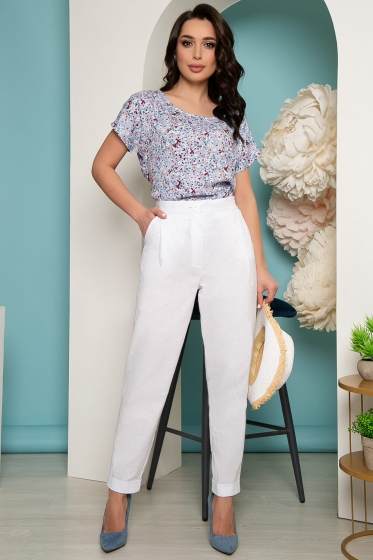 Брюки "Модный вояж" (белые) Б3555