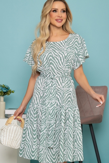 Платье "Фантазия" (нежная мята) П3479