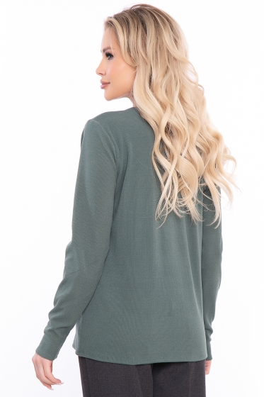 Джемпер "Прикосновение нежности" (олива) Б2986