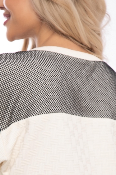 Платье "Модная Леди" (молочное) П8224