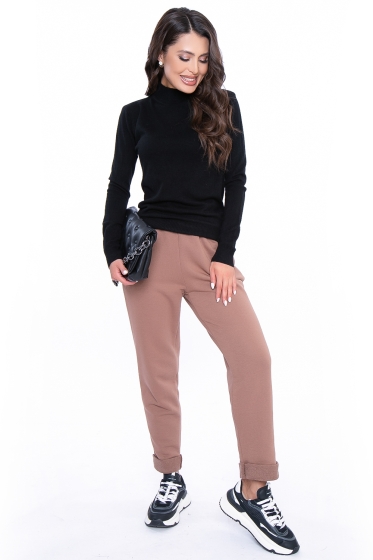 Водолазка "Осенняя история" (черная) Б2776