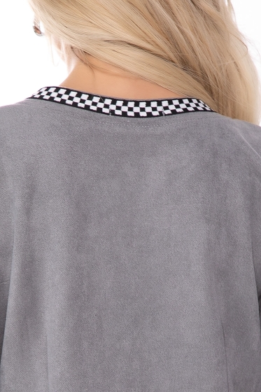 Платье "Эмели" (грей) П8155