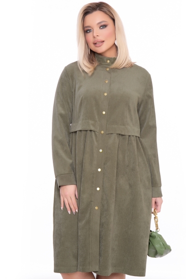 Платье "Муза" (хаки) П3201