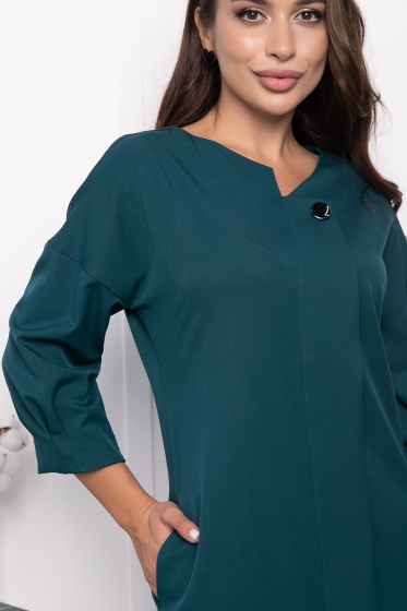 Платье "Агнета" П7331 (изумруд)