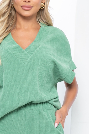 Костюм "Уютный шарм" (грин) К5231